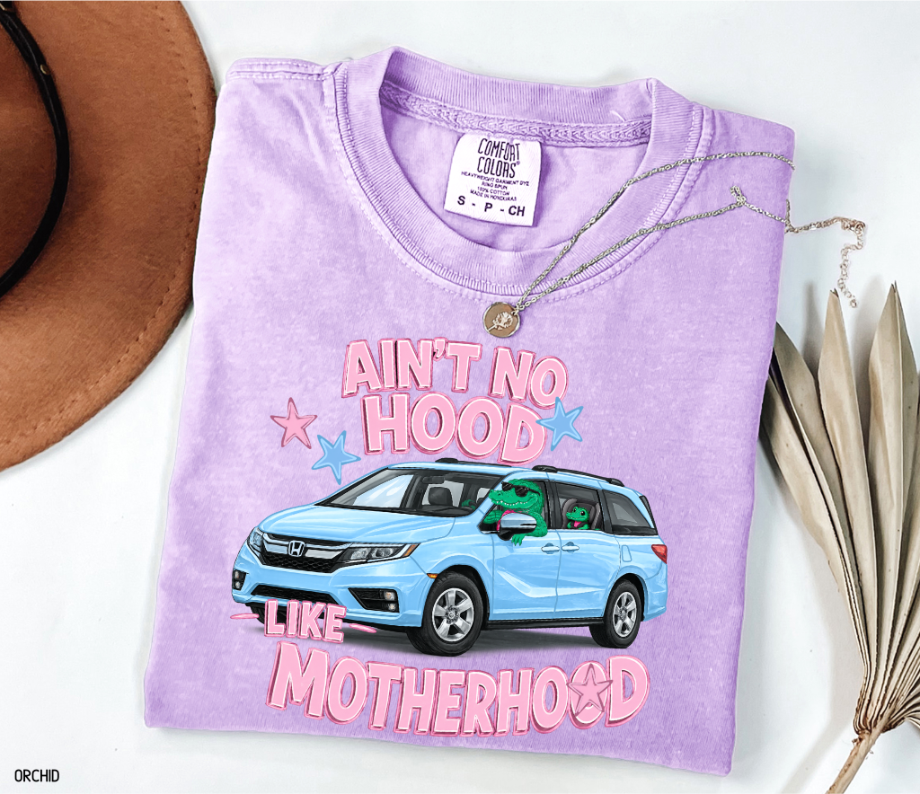 Ain't No Hood Like Motherhood Adult Comfort Colors T-shirt