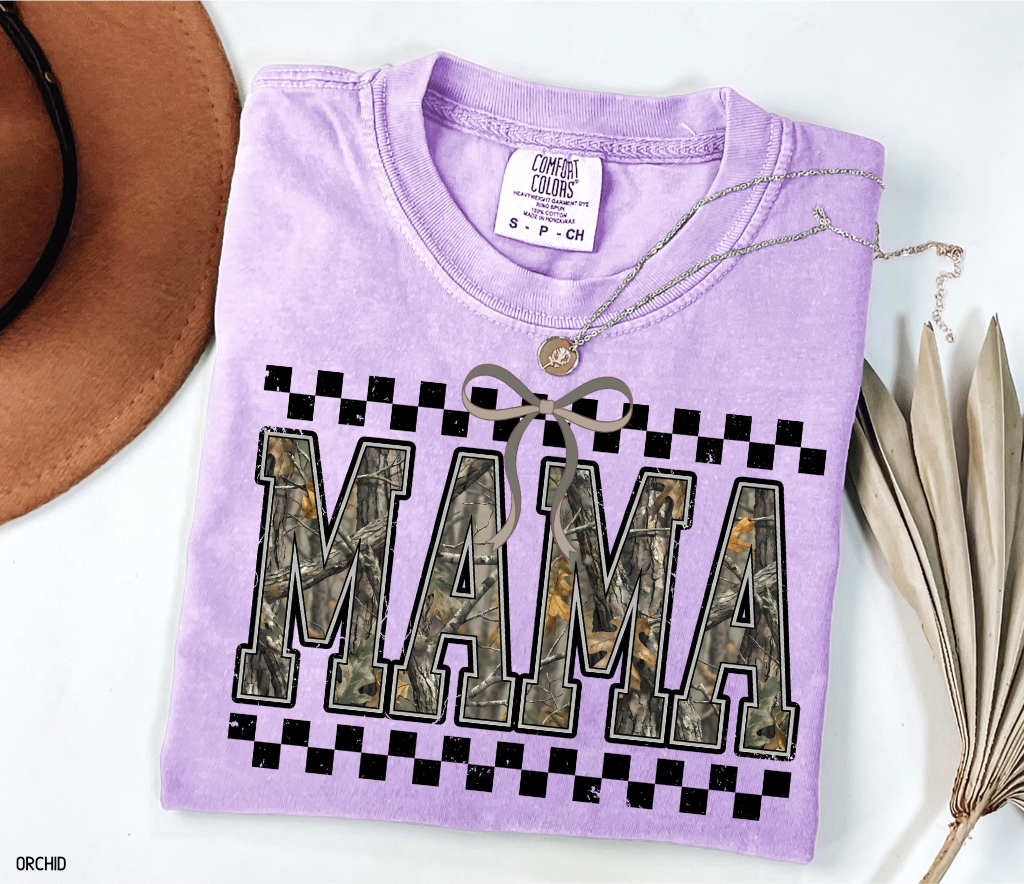 Mama Camo Comfort Colors T-Shirt