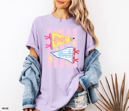 Pennant Grade Level Teacher Comfort Colors T-Shirt