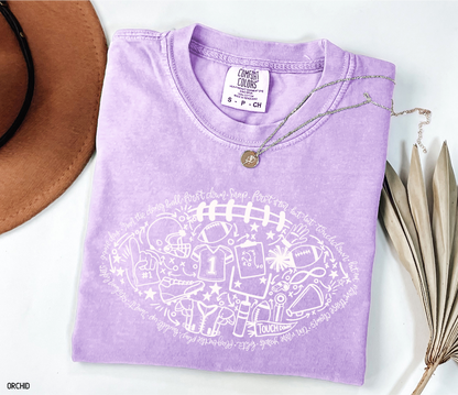 Football Adult Comfort Colors T-Shirt