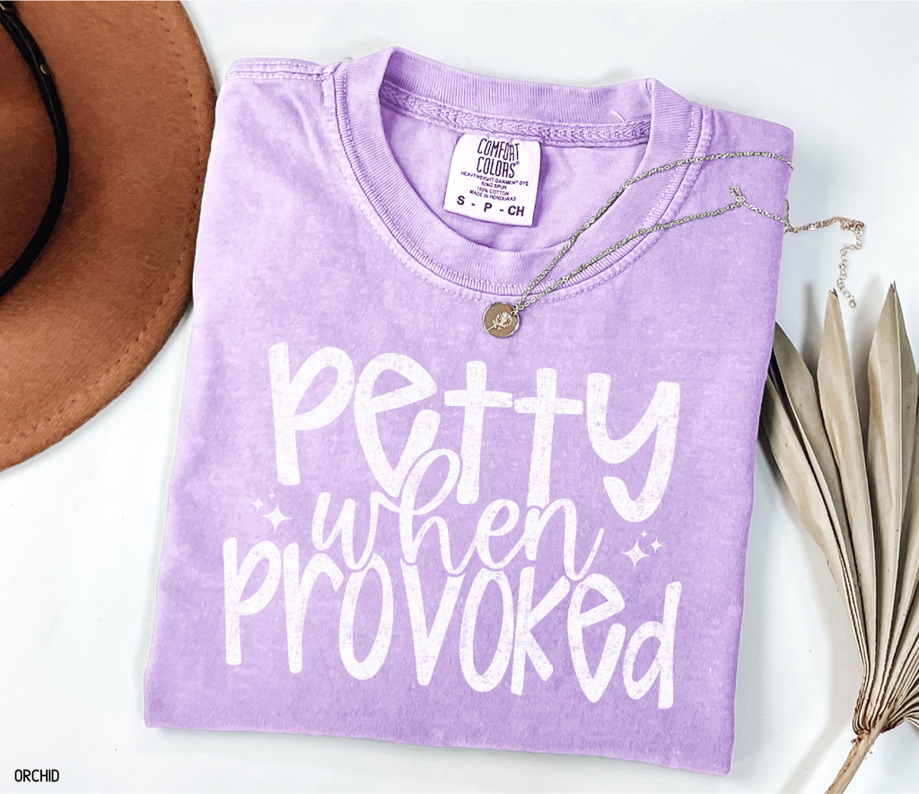 Petty When Provoked Adult Comfort Colors T-Shirt