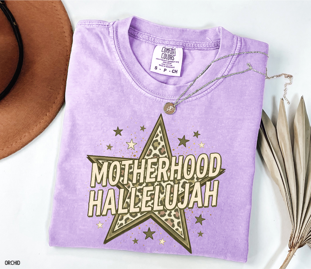 Motherhood Hallelujah Adult Comfort Colors T-Shirt
