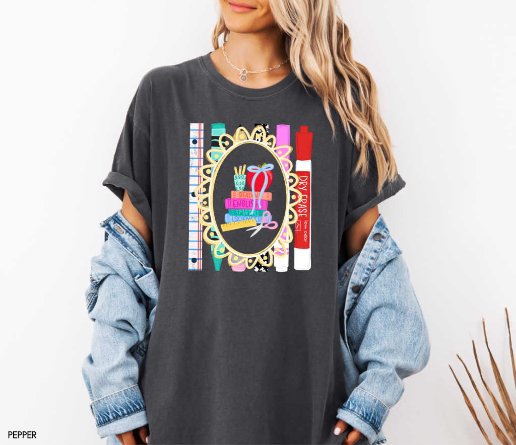 Teacher Subjects Comfort Colors T-Shirt