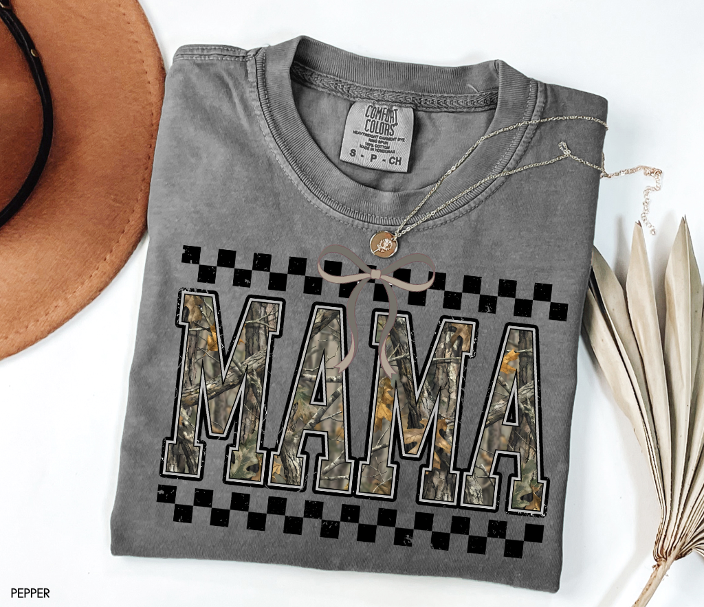 Mama Camo Comfort Colors T-Shirt