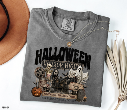 Halloween Horror Adult Comfort Colors T-Shirt