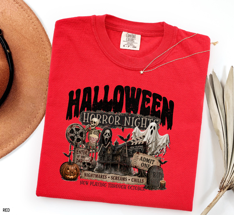 Halloween Horror Adult Comfort Colors T-Shirt