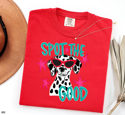 Spot The Good Dalmatian Adult Comfort Colors T-Shirt