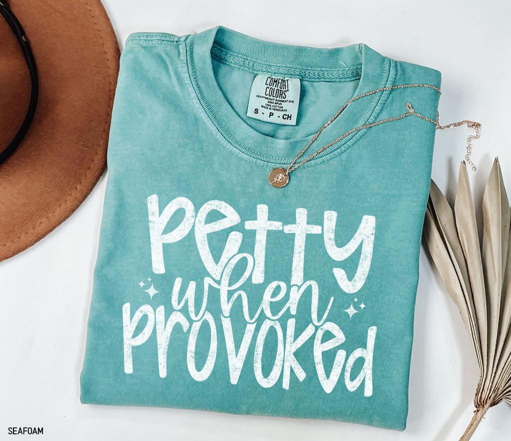 Petty When Provoked Adult Comfort Colors T-Shirt