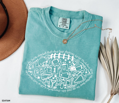 Football Adult Comfort Colors T-Shirt