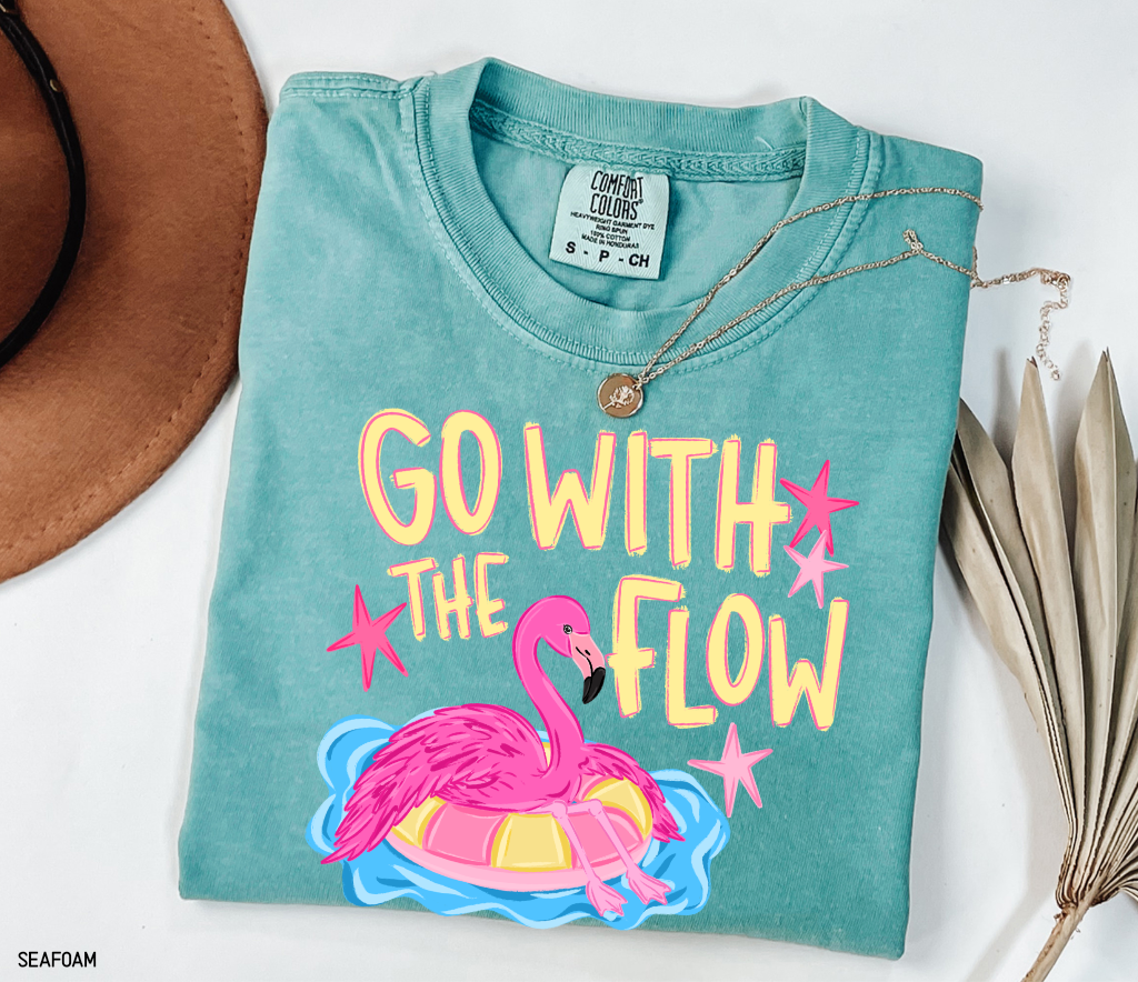 Go With The Flow Comfort Colors T-Shirt