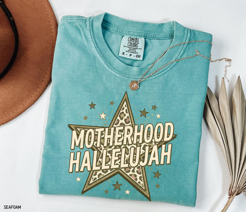 Motherhood Hallelujah Adult Comfort Colors T-Shirt