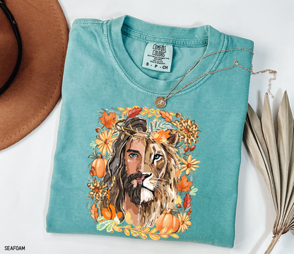 Jesus Lion of Judah Adult Comfort Colors T-shirt
