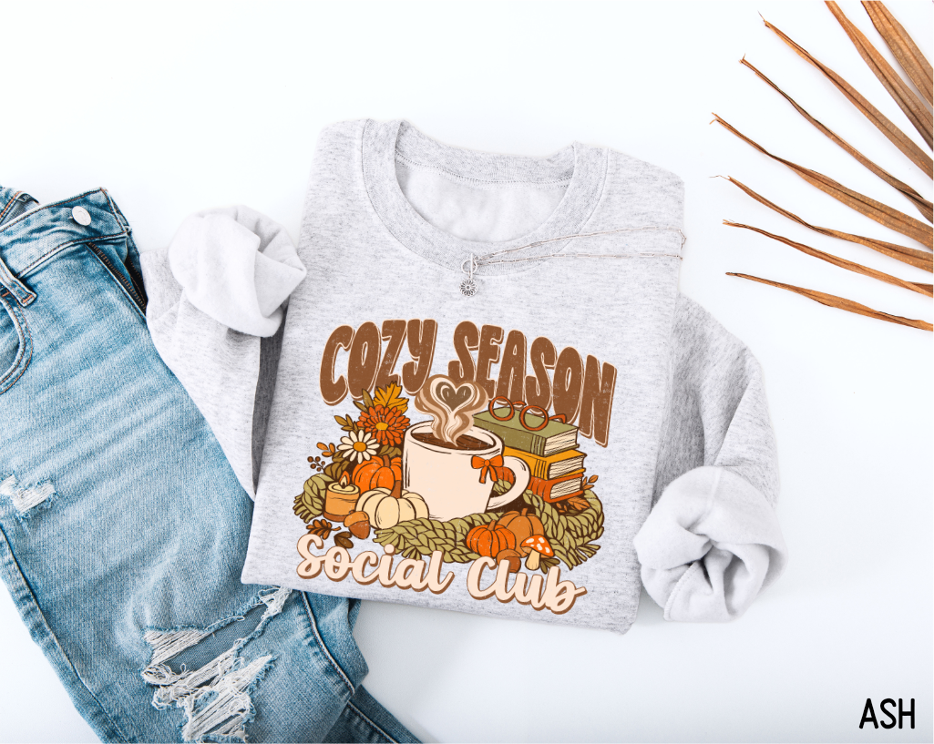 Cozy Season Social Club Adult Sweatshirt