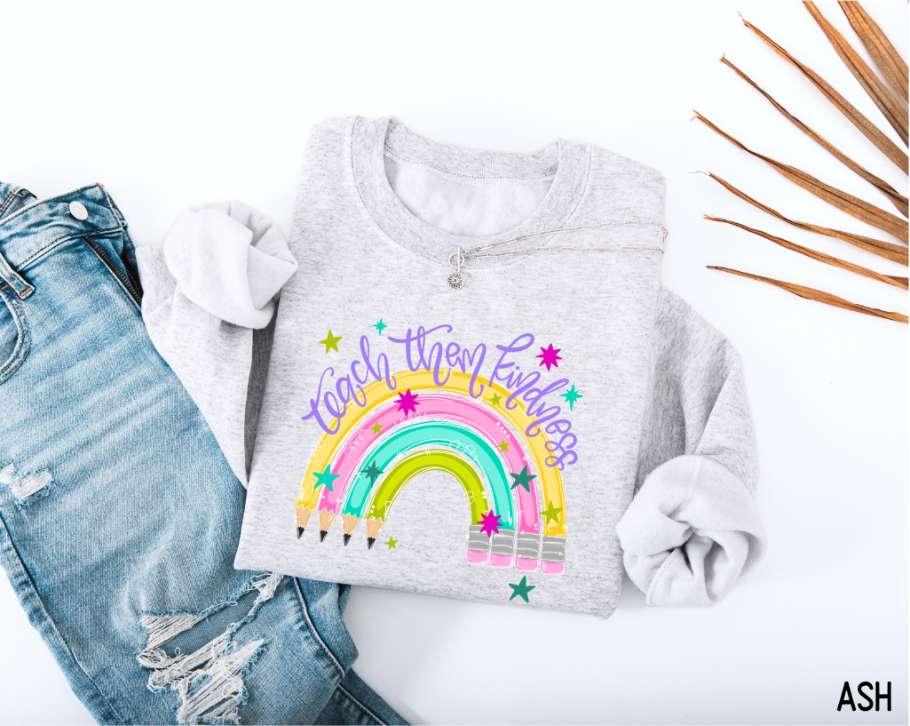 Teach Them Kindness Adult Sweatshirt