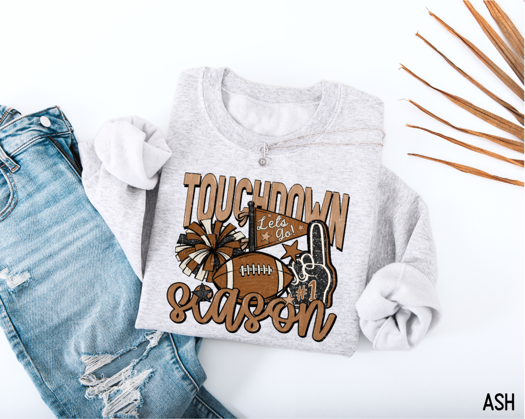 Touchdown Season Adult Sweatshirt