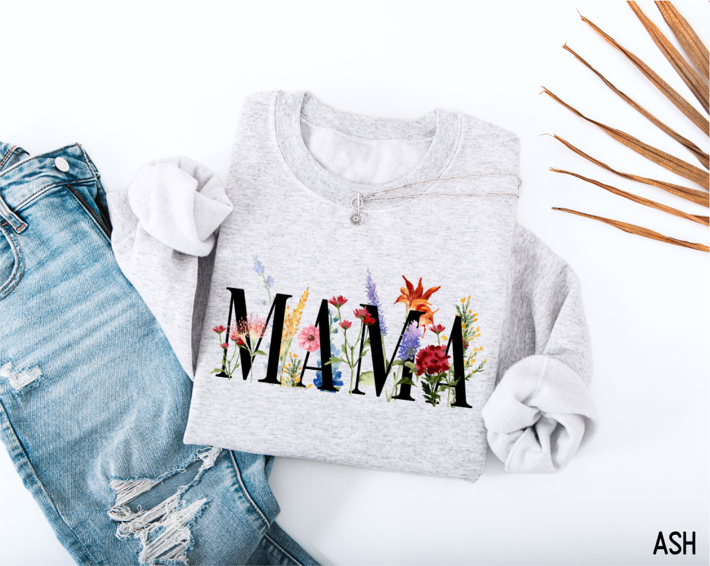 Wildflower Mama Adult Sweatshirt