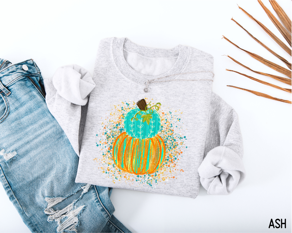 Colorful Pumpkin Adult Sweatshirt