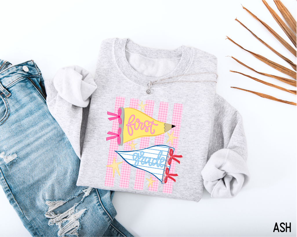 Pennant Grade Level Teacher Adult Sweatshirt