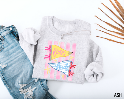 Pennant Grade Level Teacher Adult Sweatshirt