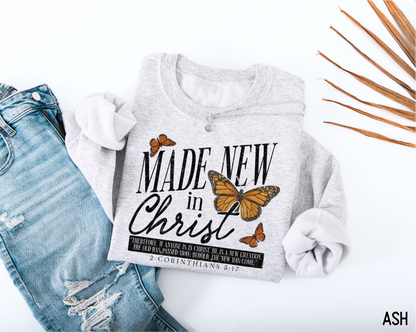 Made New in Christ Adult Sweatshirt
