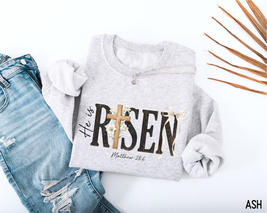 He Is Risen Adult Sweatshirt