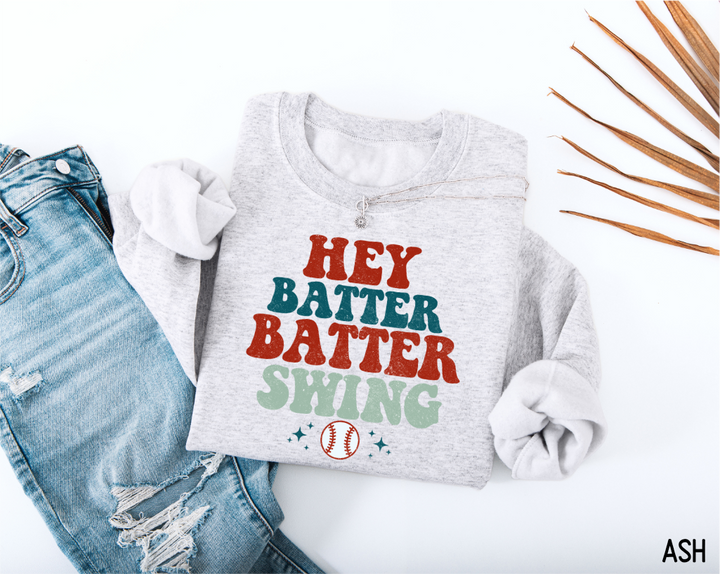 Hey Batter Batter Swing Adult Sweatshirt