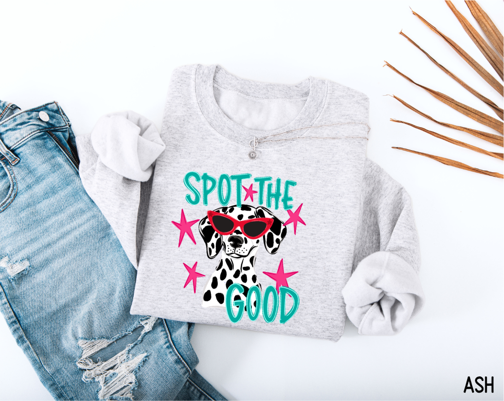 Spot the Good Dalmatian Adult Sweatshirt
