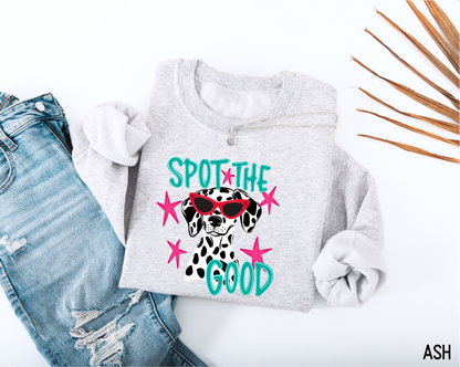 Spot the Good Dalmatian Adult Sweatshirt