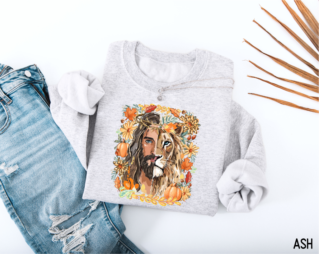 Jesus Lion of Judah Adult Sweatshirt