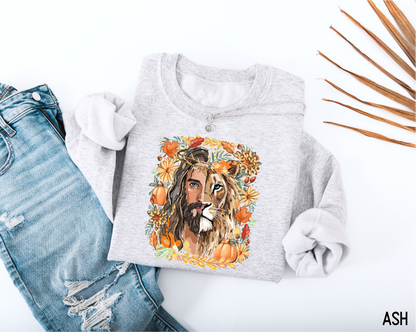 Jesus Lion of Judah Adult Sweatshirt