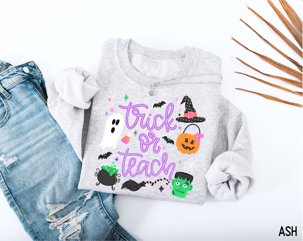 Trick or Teach Adult Sweatshirt