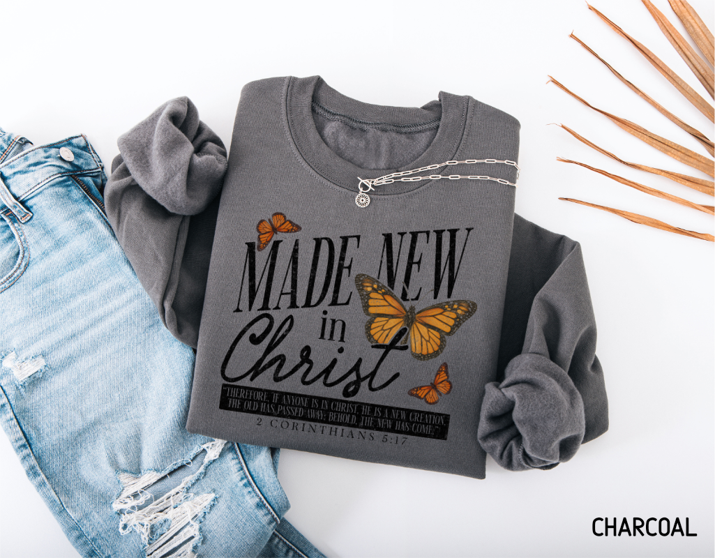 Made New in Christ Adult Sweatshirt