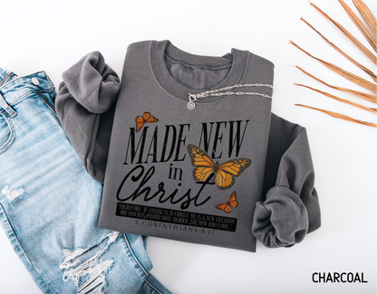 Made New in Christ Adult Sweatshirt