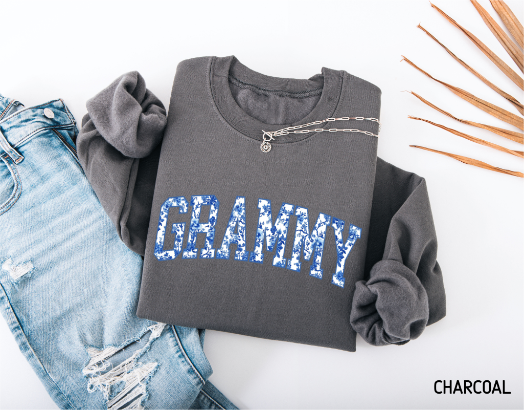 Toile Grammy Adult Sweatshirt