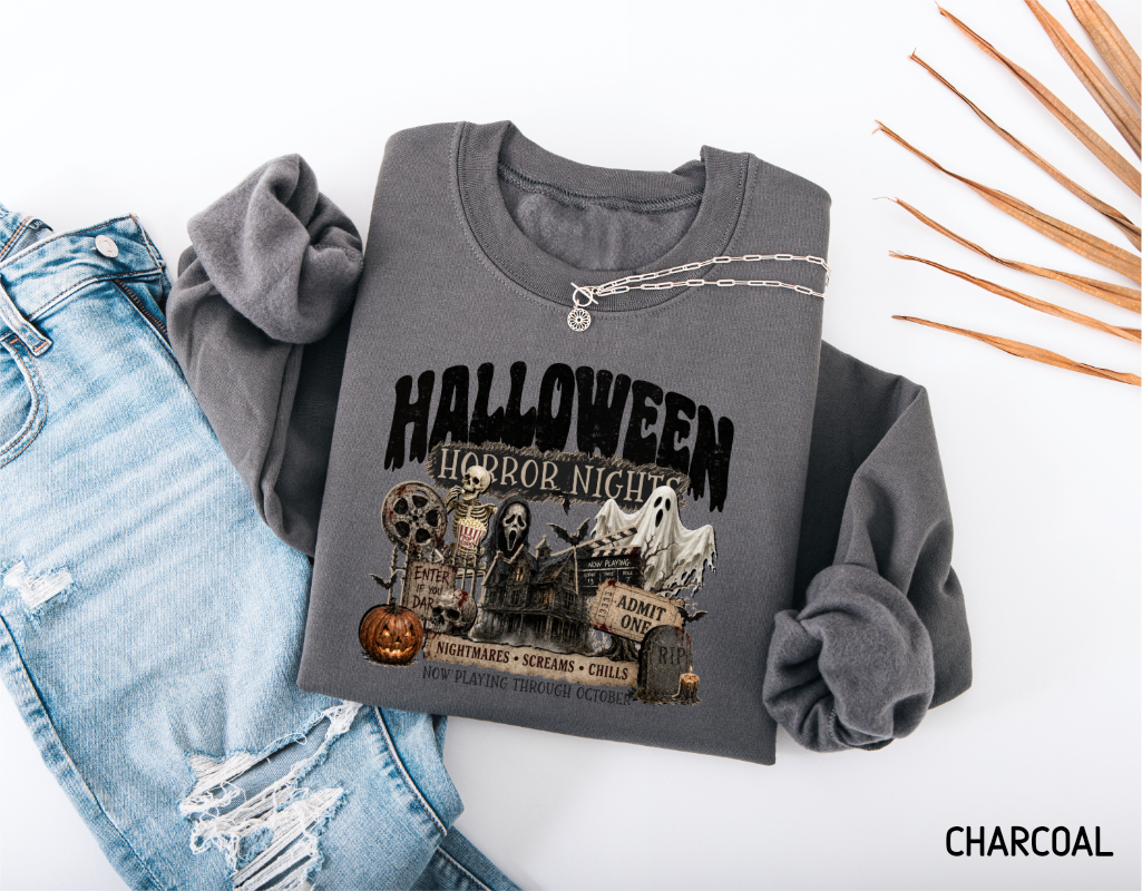Halloween Horror Movie Adult Sweatshirt