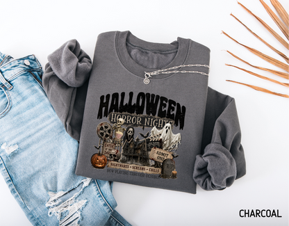 Halloween Horror Movie Adult Sweatshirt