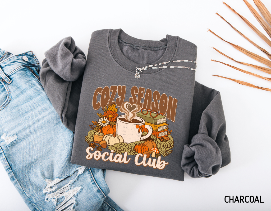 Cozy Season Social Club Adult Sweatshirt