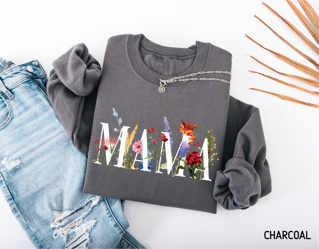 Wildflower Mama Adult Sweatshirt