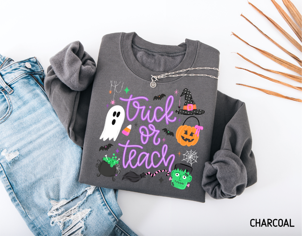 Trick or Teach Adult Sweatshirt
