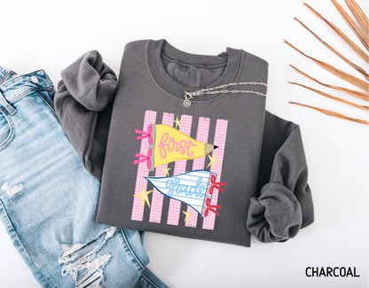 Pennant Grade Level Teacher Adult Sweatshirt