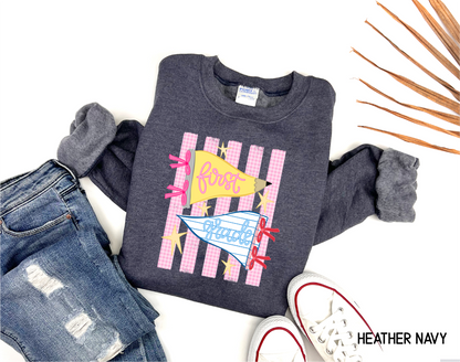 Pennant Grade Level Teacher Adult Sweatshirt