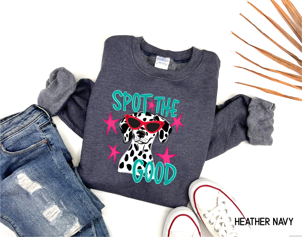 Spot the Good Dalmatian Adult Sweatshirt