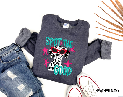 Spot the Good Dalmatian Adult Sweatshirt