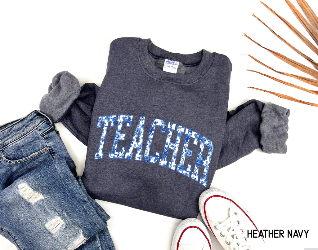 Toile Teacher Adult Sweatshirt