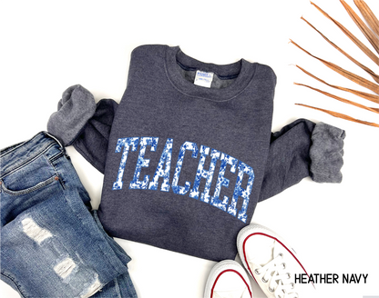 Toile Teacher Adult Sweatshirt