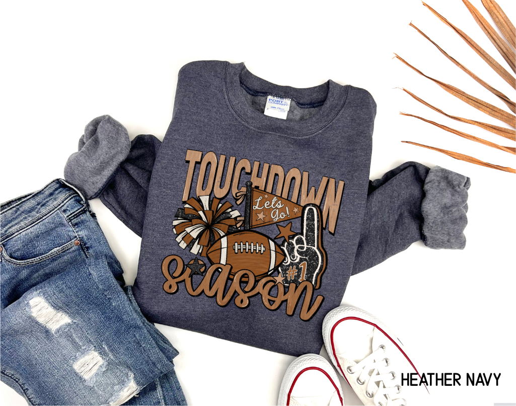 Touchdown Season Adult Sweatshirt