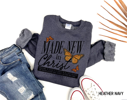 Made New in Christ Adult Sweatshirt