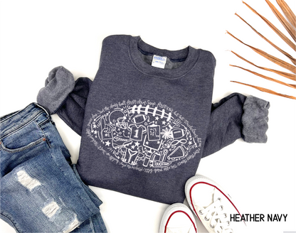 Football Adult Sweatshirt