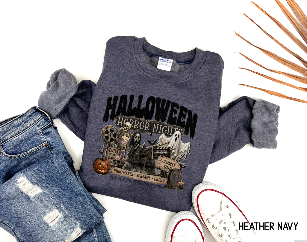 Halloween Horror Movie Adult Sweatshirt