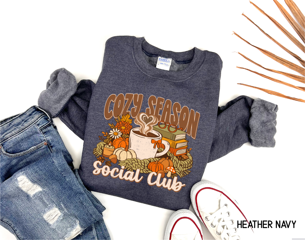 Cozy Season Social Club Adult Sweatshirt